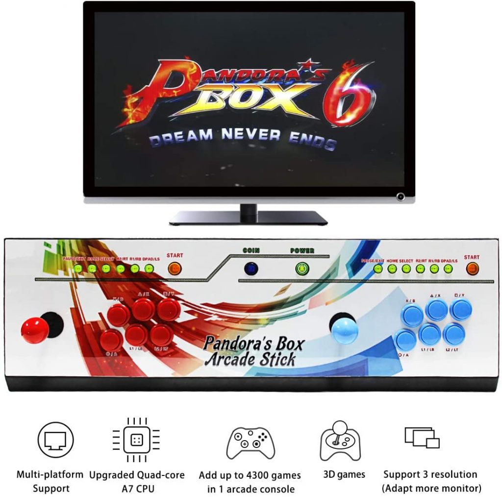 🥇 Pandora's 6 ¿la mejor arcade con conexión a TV?